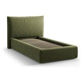 Micadoni zelena oblazinjena postelja s prostorom za shranjevanje z letvenim dnom 90x200 cm kaelle – | Shoptok.si