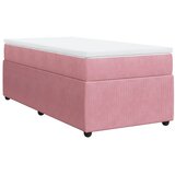 vidaXL Box spring krevet s madracem ružičasti 80 x 200 cm baršunasti | shoptok.hr