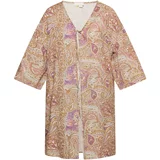 usha FESTIVAL Kimono bež / svetlo rjava / lila / bela