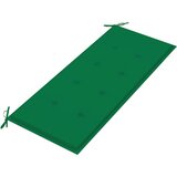  Složiva vrtna klupa s jastukom 128,5 cm od masovne tikovine | shoptok.hr