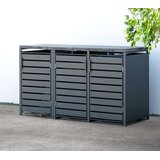 WESTMANN spremište za 3 kante za smeće Kubus | 3x240L | Antracit | 200x80x116 cm - BRANDED IN GERMANY Cijene