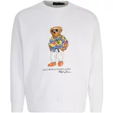 Polo Ralph Lauren Big & Tall Sweater majica plava / narančasta / crna / bijela