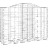  Lučne gabionske košare 12kom 200x50x140/160cm pocinčano željezo | shoptok.hr