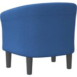  Zaobljena stolica plava od tkanine | shoptok.hr