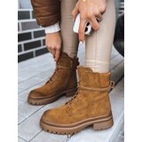 DStreet Botki damskie BASTEL kamelowe | shoptok.hr