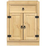  Cabinet s ladicama Med 60 x 46 x 81 5 cm Čvrsto borovo drvo | shoptok.hr