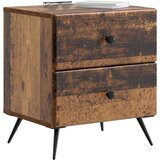  Noćni ormar s ladicama 2 pcs Staro drvo 43 x 34 5 x 47 5 cm | shoptok.hr