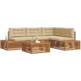  Setovi sofa s jastukom 14 Komad Prirodna i bež | shoptok.hr