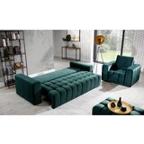 ELTAP Temno zelena žametna raztegljiva/s prostorom za shranjevanje sedežna garnitura 247 cm Lazaro – | Shoptok.si