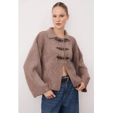 TRENDYOLMILLA Ženski džemperTwoaw25Hi00100, taupe/bež | Eponuda.com