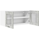  Viseći ormarić Beton siva i bijela 80 x 31 x 40 cm | shoptok.hr