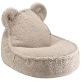 Svjetlo smeđa vreća za bebe od bouclé tkanine Bear –
