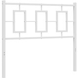  Metalno uzglavlje bijelo 100 cm | shoptok.hr