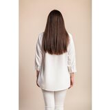 Fenzy Plus Size Bluza S "V" Izrezom, Bijela | shoptok.hr