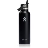 Hydro Flask Termos boca 21 Oz Standard Flex Straw Cap Black boja: crna, S21FS001 | shoptok.hr