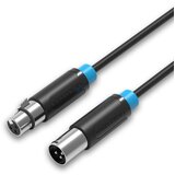 Transmedia Vention XLR Audio Extension Cable 5M Black | shoptok.hr