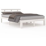  Okvir za krevet masivno drvo bijeli 120x190 cm mali bračni | shoptok.hr