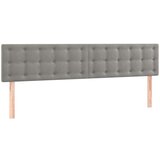  Uzglavlja 2 kom svjetlosiva 80x5x78/88 cm baršunasta | shoptok.hr