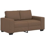  3-dijelni set sofa s jastucima, smeđa tkanina | Shoptok.si