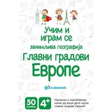 Vulkančić edukativne karte za decu, Glavni gradovi Evro