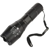 kovinska led baterijska ročna svetilka zoom 10w 700lm