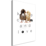  Slika - Keep Calm and Love (1 Part) Vertical 40x60 | shoptok.hr