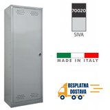 Metalni ormar 167x60x40cm, monoblok sa vertikalnim pregradama