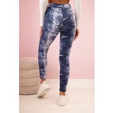 Kesi Women's cotton leggings with distressed denim color | ePonuda.com