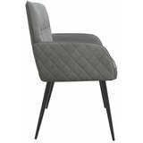  Dvosjed s metalnim nogama 2-sjedalo Tamnosiva Baršun - Tamnosiva | shoptok.hr