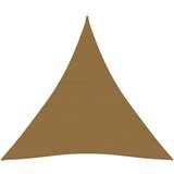 vidaXL Senčno jadro 160 g/m² taupe 4x4x4 m HDPE, (20609171) | Shoptok.si
