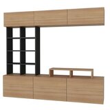 Hanah home tv polica sasa teak black