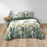 Douceur d intérieur Bijela/zelena pamučna posteljina za bračni krevet/za produženi krevet 240x220 cm Otika – Cijene