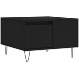  Stolić za kavu crni 55 x 55 x 36,5 cm od konstruiranog drva | shoptok.hr