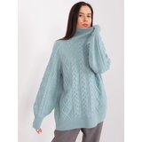 Wool Fashion Italia Sweater-AT-SW-2355-2.30X-Dark Mint | shoptok.hr