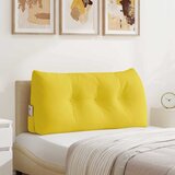  Jastuk za leđa Svijetlo žuta 100 x 24 x 50 cm tkanina | shoptok.hr