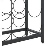  Za vino za 45 boca crni 54 x 18 x 100 cm kovano željezo | shoptok.hr