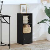  Regal za knjige crni hrasta 31x24x77 cm od konstruiranog drva | Eponuda.ba