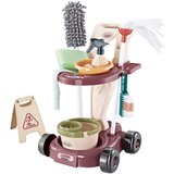  Dječji set za čišćenje s kolicima, krpom i usisavačem, 26 dijelova. | shoptok.hr
