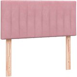 Box Spring krevet s madracem ružičasti 90x210 cm samt | shoptok.hr