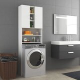 vidaXL Omara za pralni stroj bela 64x25,5x190 cm Cene