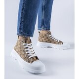 Gemre Brown sneakers adorned with Terenzio monogram Cijene