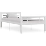  Za krevet bijelo-crni metalni 100 x 200 cm | shoptok.hr