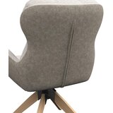 Bessagi Home Naslanjač Neelia, Sivobež, Vrtljiv | Shoptok.si