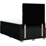  Krevet box spring s madracem crni 120 x 190 cm od tkanine | shoptok.hr