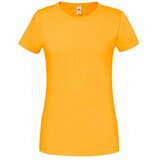 Fruit Of The Loom Iconic 195 Ringspun Premium Premium Women's Yellow T-shirt Cene