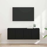 TV zidni ormar 2 pcs Crna 59 5 x 31 x 40 cm Konstruirano drvo | shoptok.hr