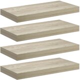  Plutajuće zidne police 4 kom boja hrasta 50 x 23 x 3,8 cm MDF | Eponuda.ba