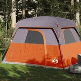  The Living Store Šotor za kampiranje za 4 osebe oranžen vodoodporen - Šotor Za Kampiranje, (21487746) | Shoptok.si