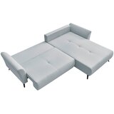 P & B KOTNA SEDEŽNA GARNITURA, gladka tkanina svetlo modra | Shoptok.si