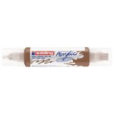 Edding akrilni marker E-5400 double-liner sa dva vrha braon ( 12MA54K ) Cene